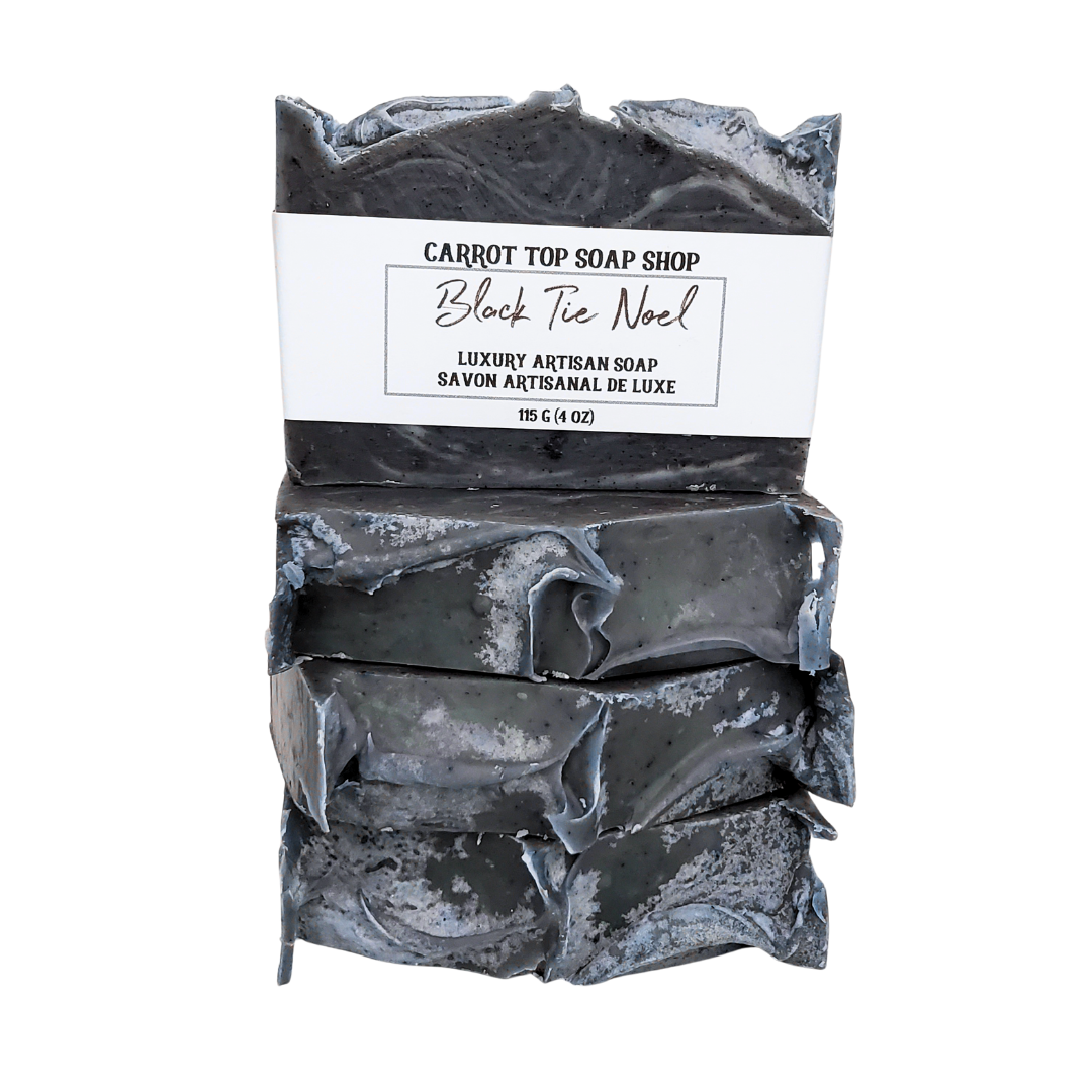 Black Tie Noel Handcrafted Soap