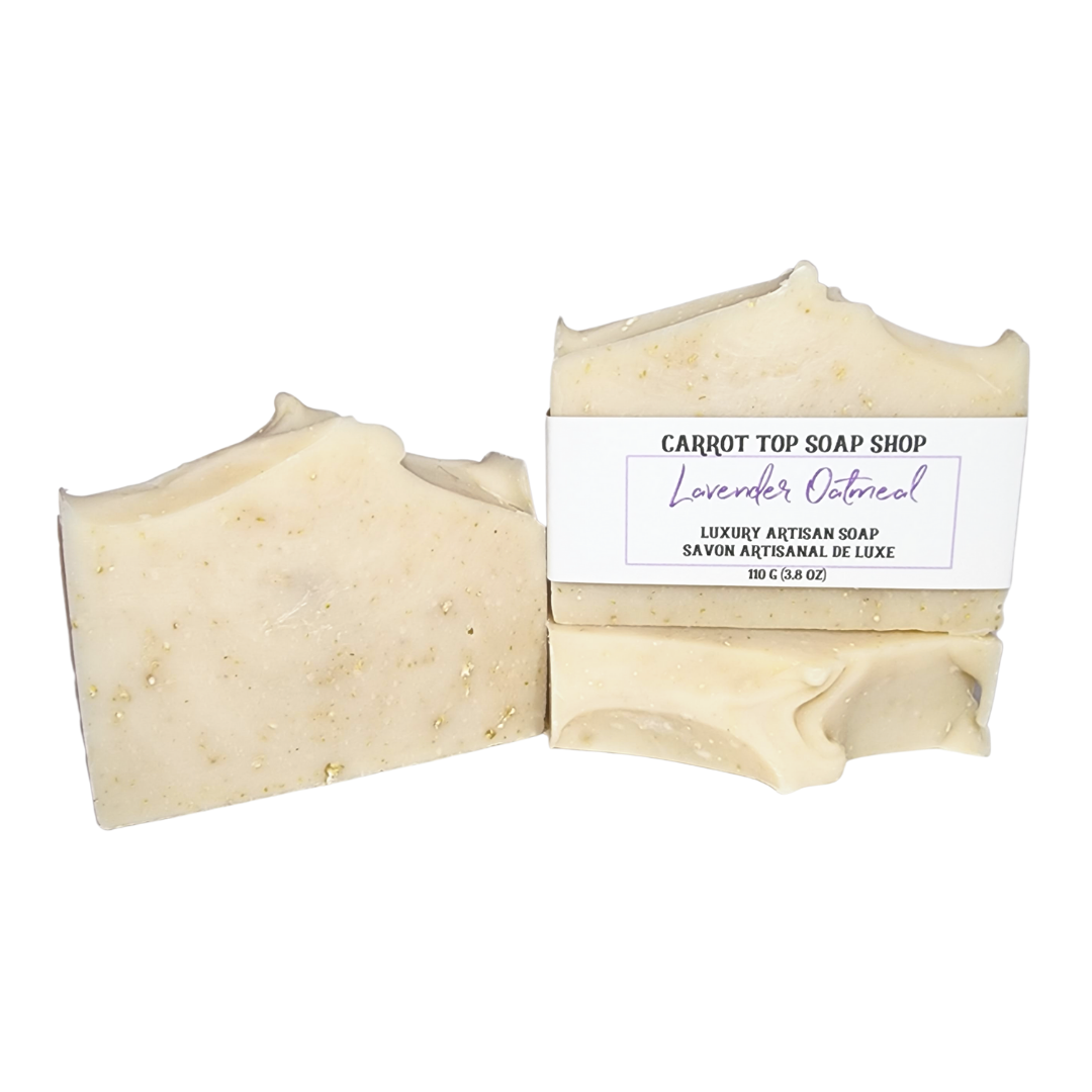 Lavender Oatmeal Handcrafted Soap