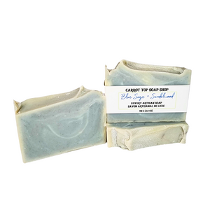 Blue Sage + Sandalwood Handcrafted Soap