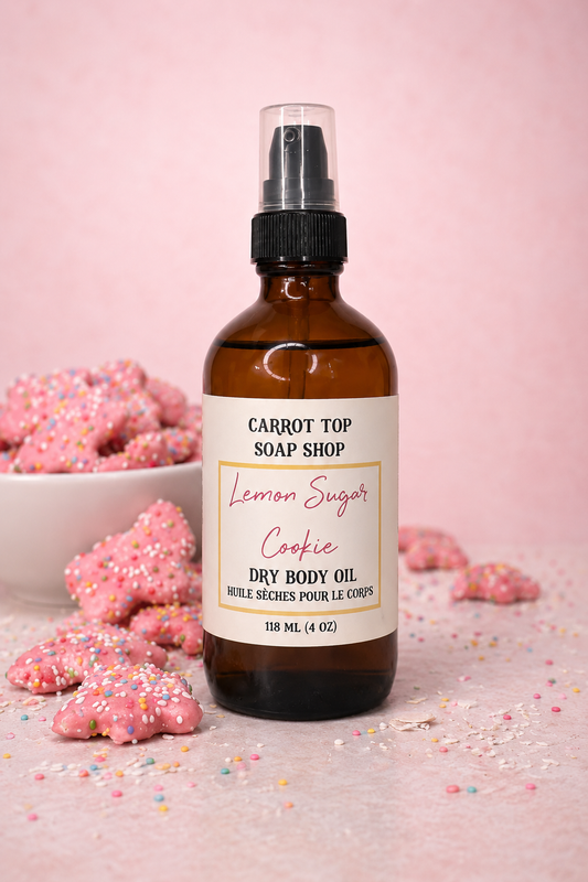 Lemon Sugar Cookie Dry Body Oil - 4oz