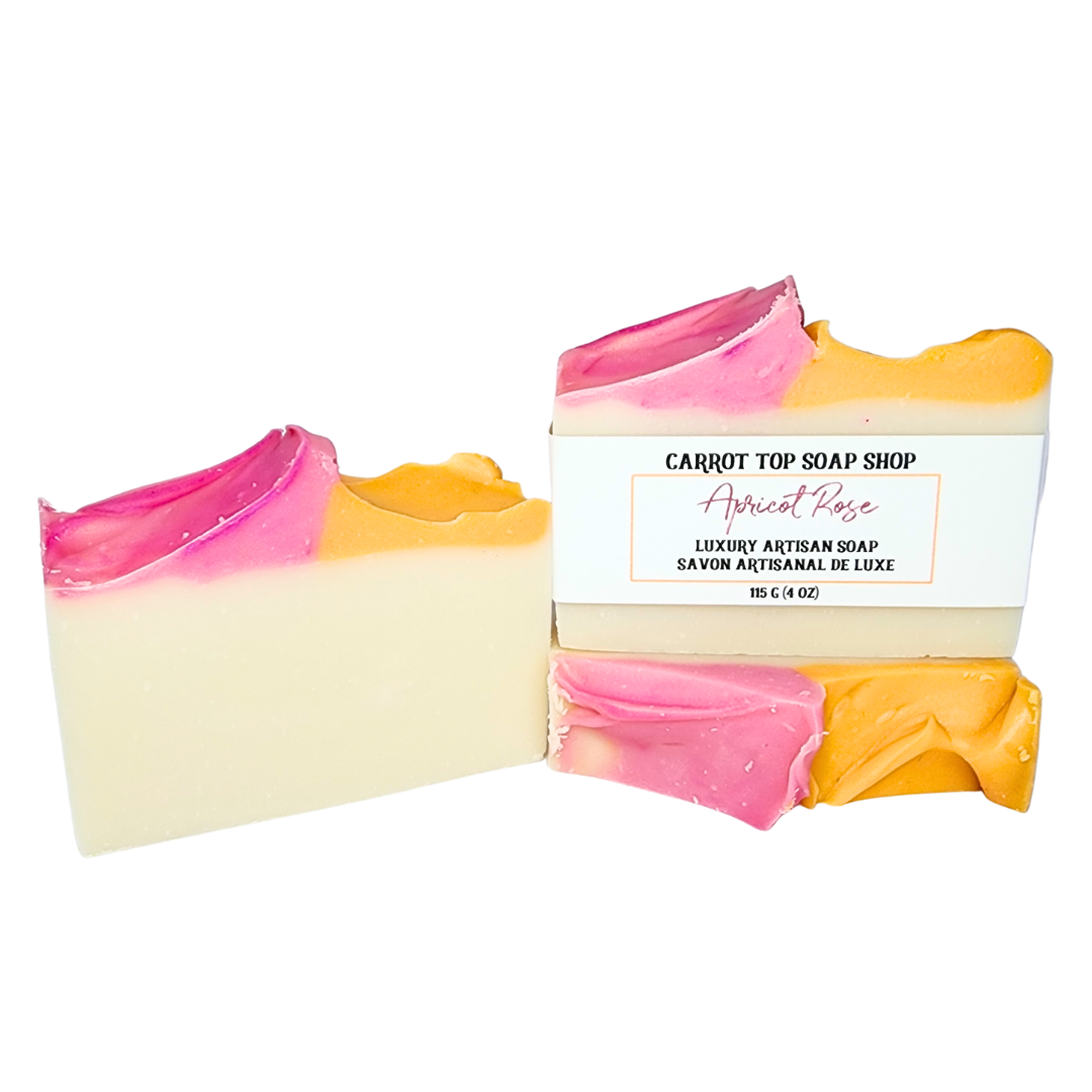 Apricot Rose Handcrafted Soap