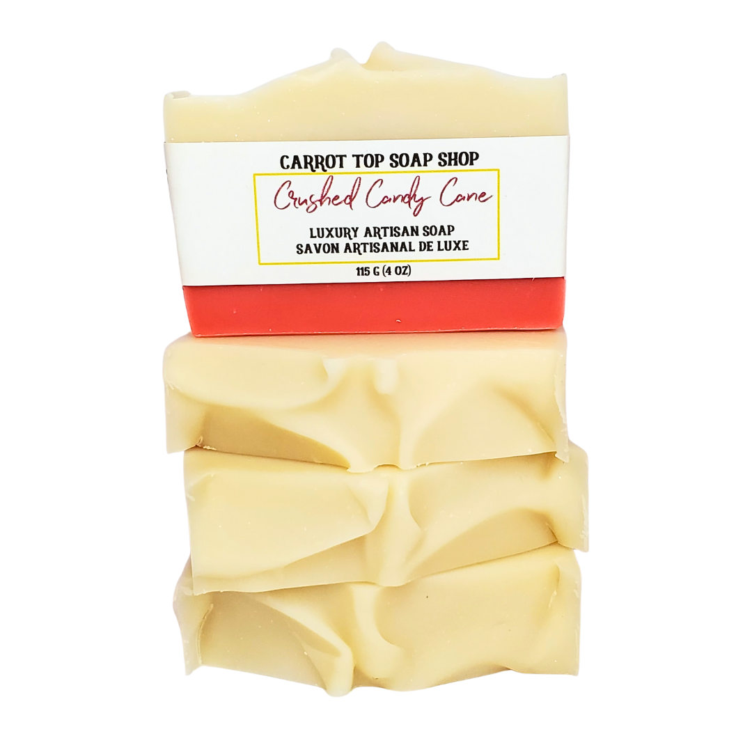 Crushed Candy Cane Handcrafted Soap