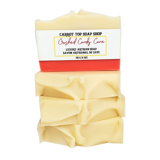 Crushed Candy Cane Handcrafted Soap