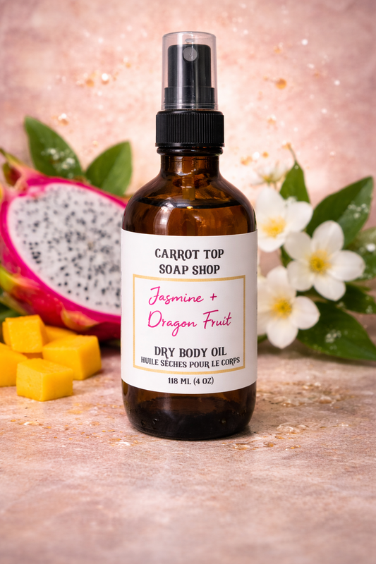 Jasmine + Dragon Fruit Body Oil - 4 oz