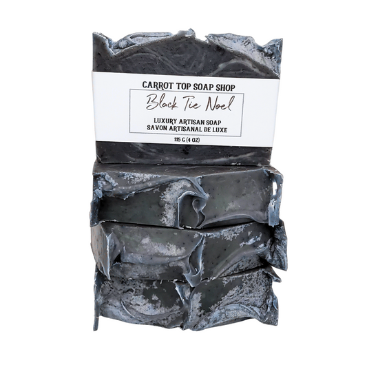Black Tie Noel Handcrafted Soap