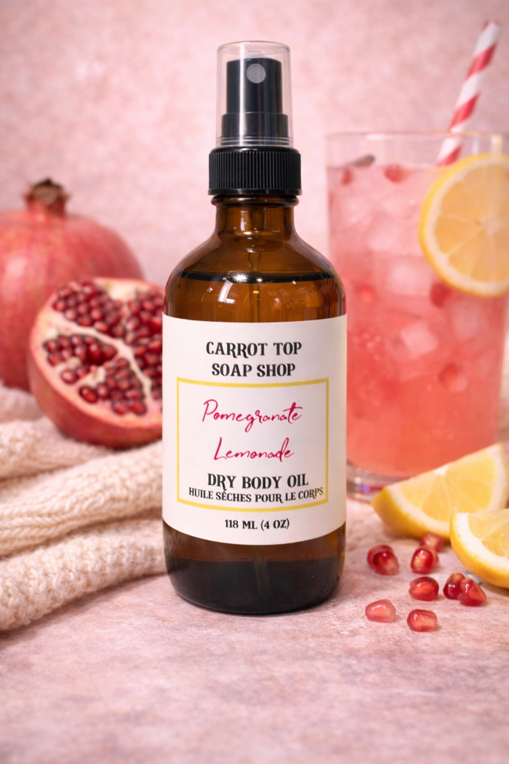 Pomegranate Lemonade Body Oil - 4 oz