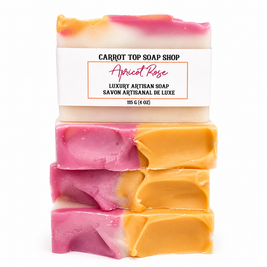 Apricot Rose Handcrafted Soap