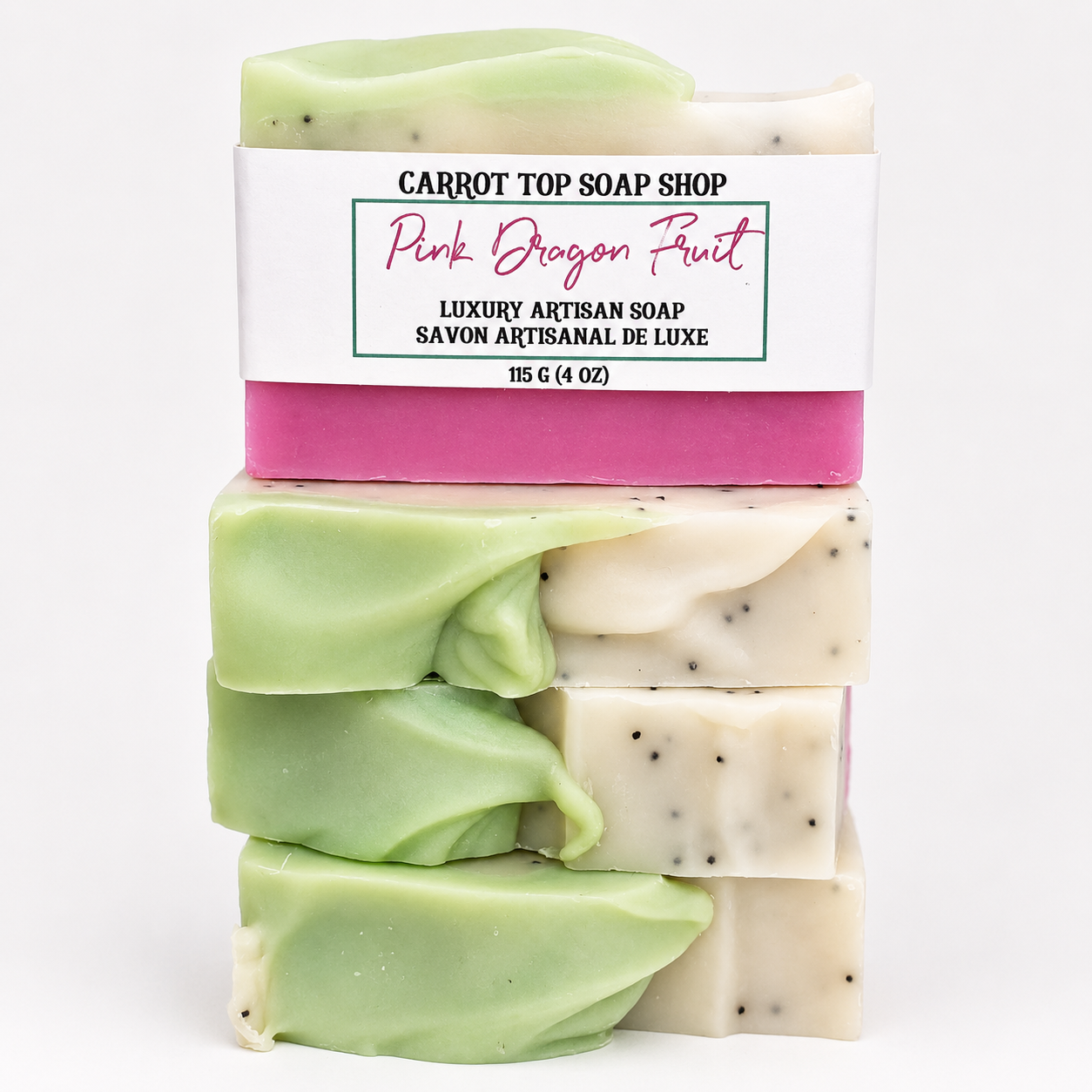 Pink Dragonfruit Handcrafted Soap