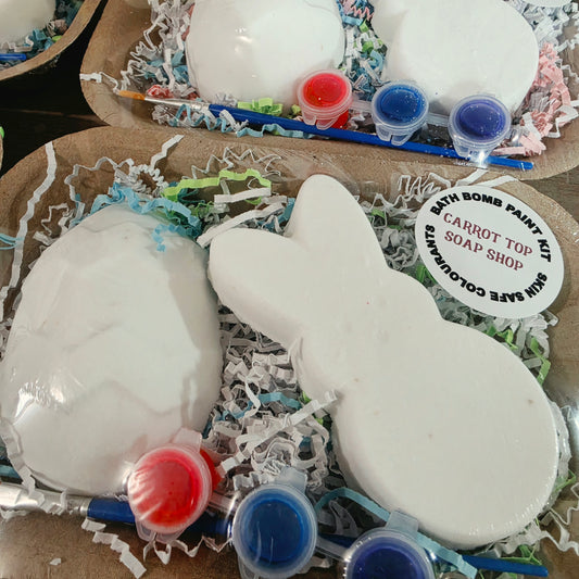 Easter Paint Your Own Bath Bomb Kit - Zig Zag Egg + Peep