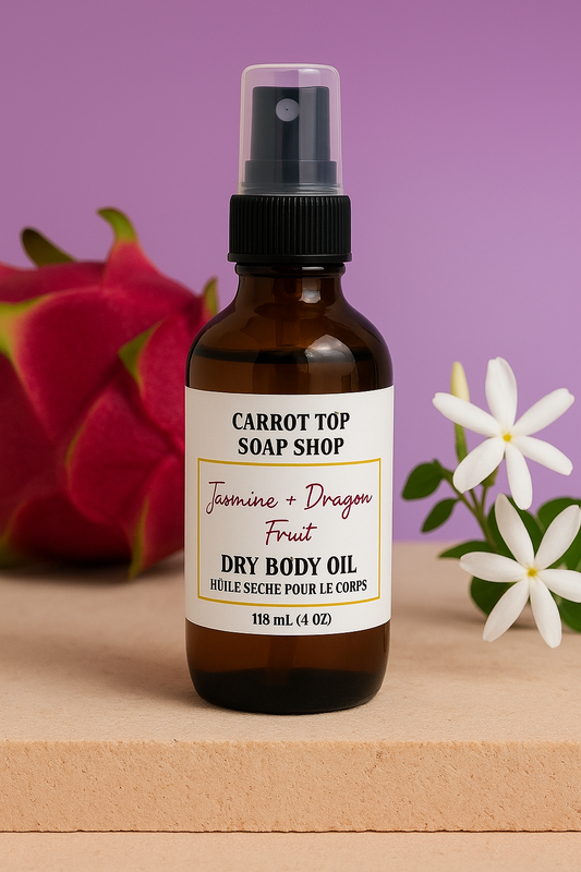 Jasmine + Dragon Fruit Body Oil - 4 oz