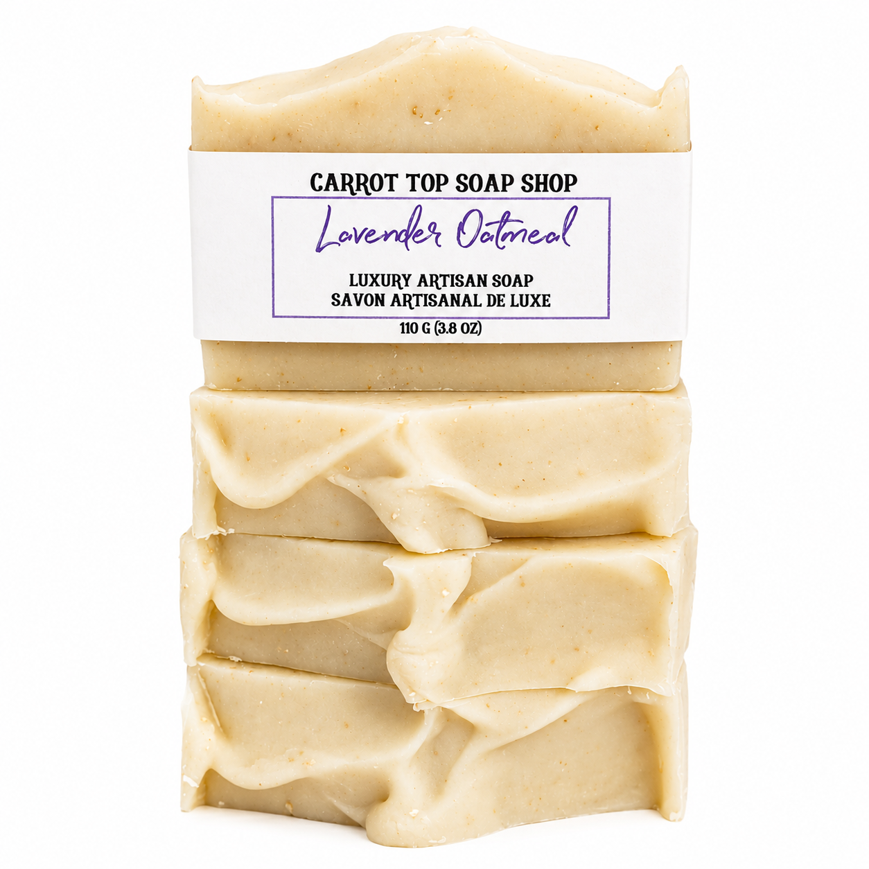 Lavender Oatmeal Handcrafted Soap