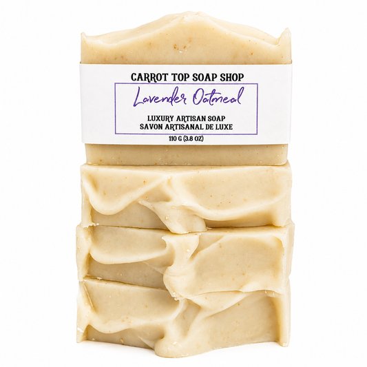 Lavender Oatmeal Handcrafted Soap
