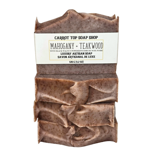 Mahogany + Teakwood Handcrafted Soap