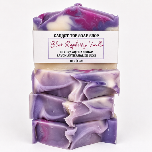 Black Raspberry Vanilla Handcrafted Soap