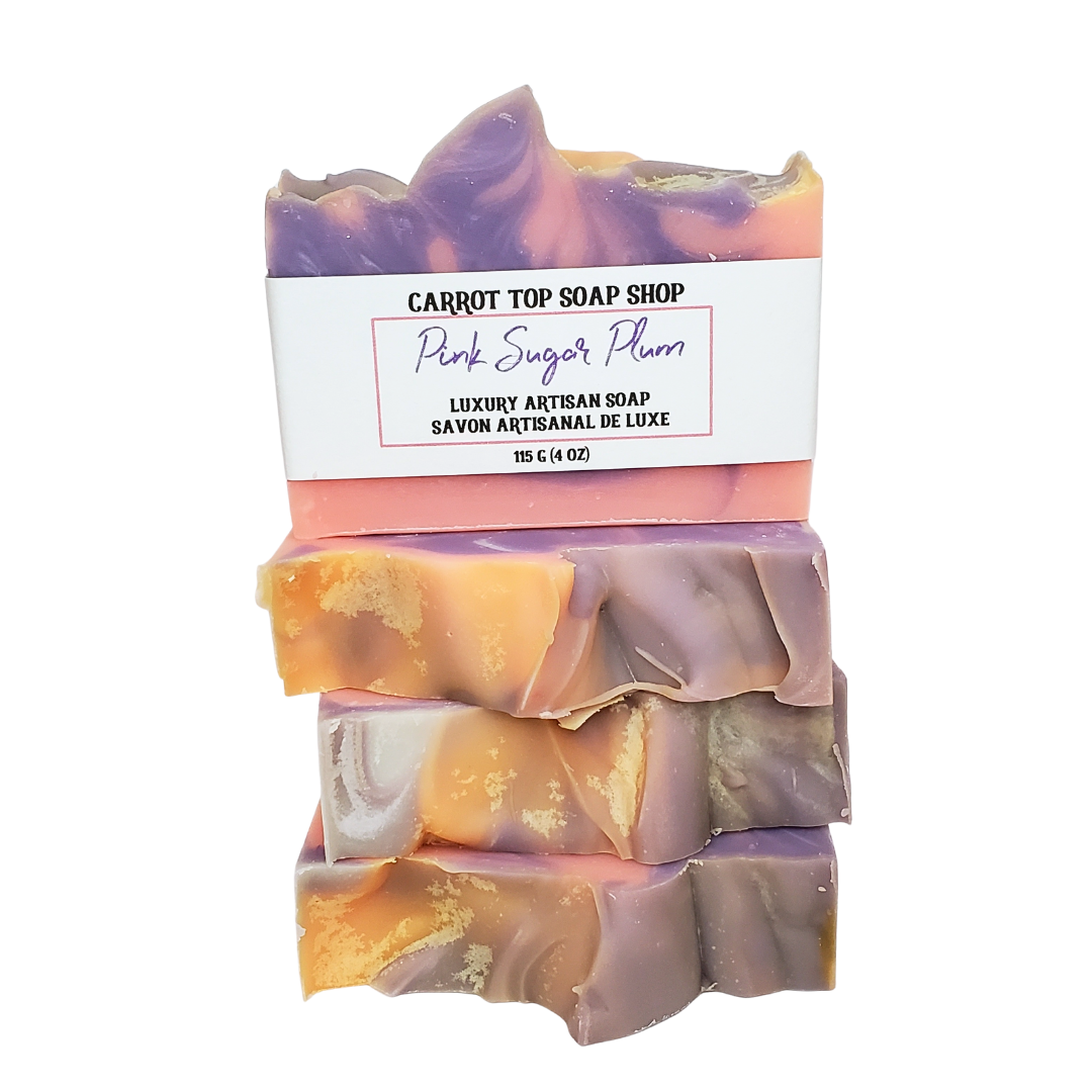 Pink Sugar Plum Handcrafted Soap