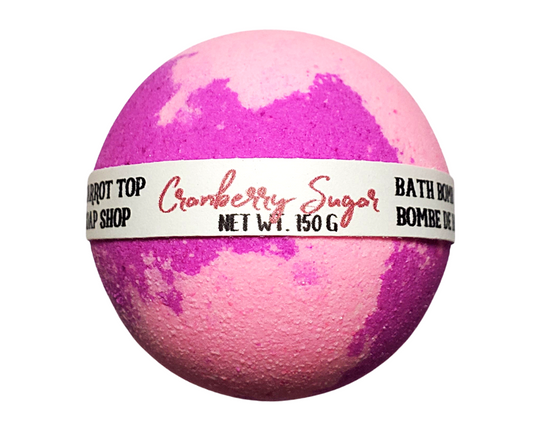 Cranberry Sugar Bath Bomb