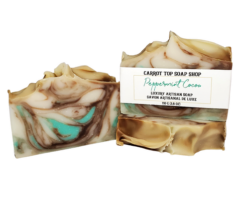 Peppermint Cocoa Handcrafted Soap