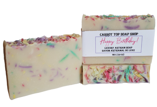 Happy Birthday Handcrafted Soap