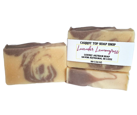 Lavender Lemongrass Handcrafted Soap