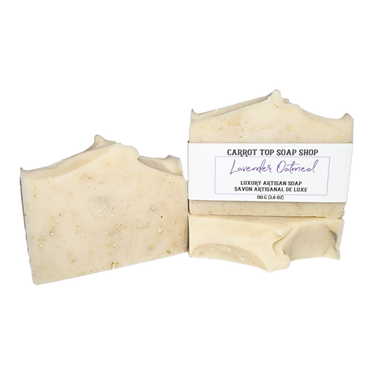 Lavender Oatmeal Handcrafted Soap