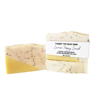 Lemon Poppy Seed Handcrafted Soap